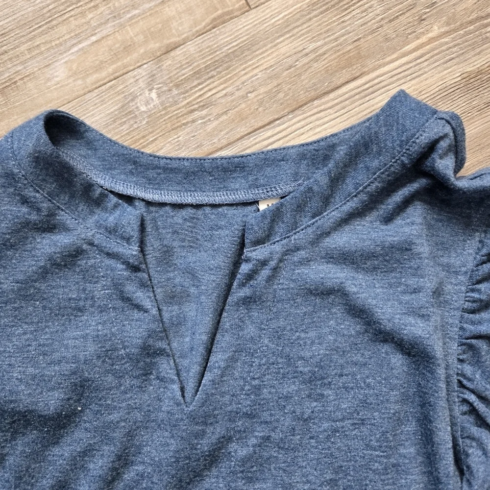 Ruffled Sleeve Dress - Picture 6 of 13